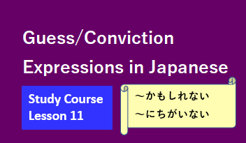 ⓫Guess/Conviction Expressions